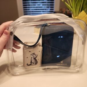 Travel Cute & Organized — 3-Piece Kit w/ Passport Holder + Kitten Pill Case